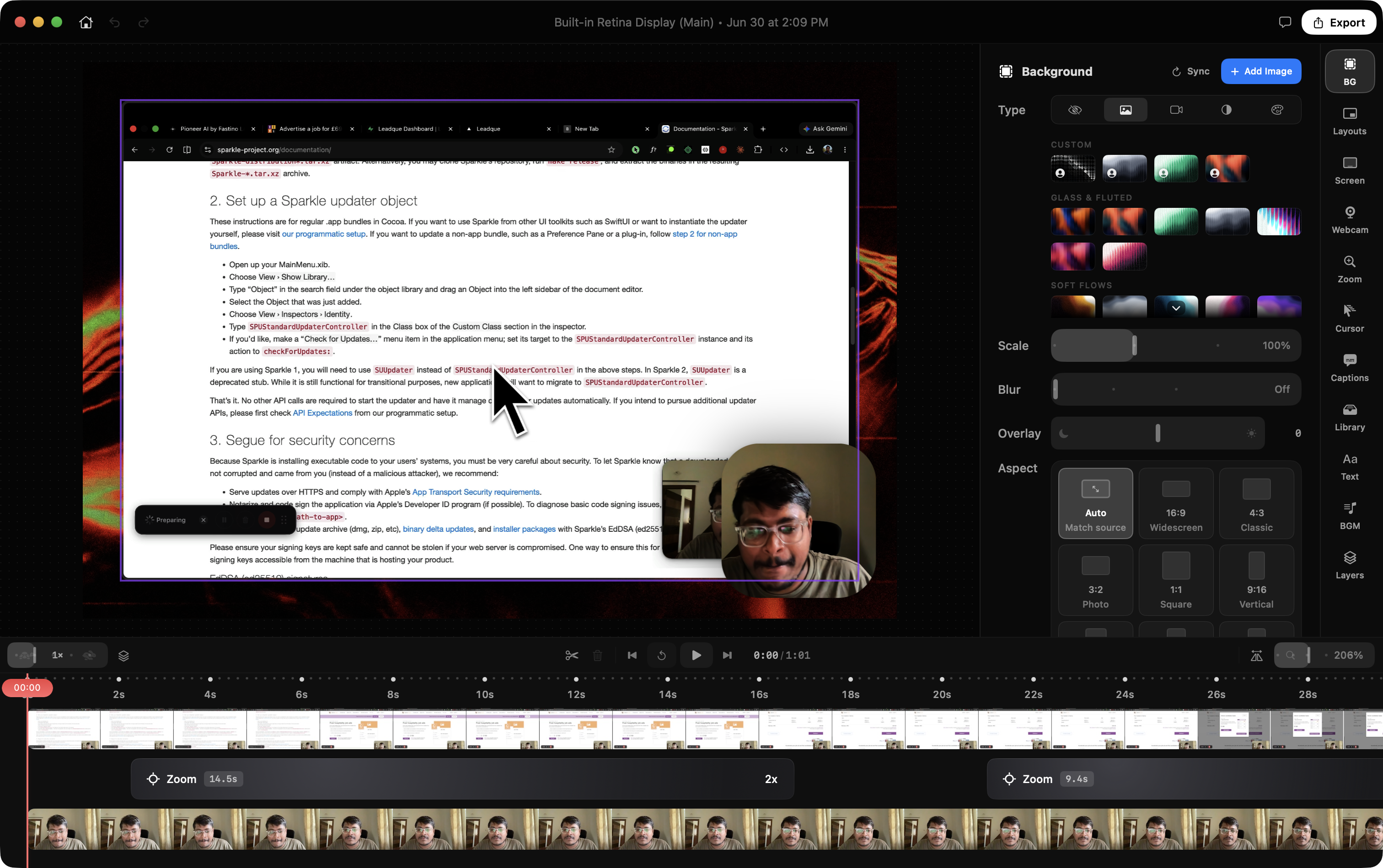 A walkthrough, ready to post